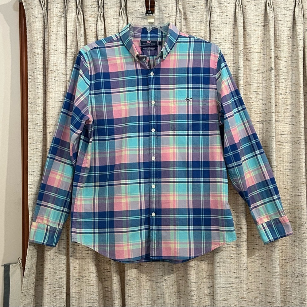 Vineyard Vines Tucker Plaid Slim Fit Button Down Shirt